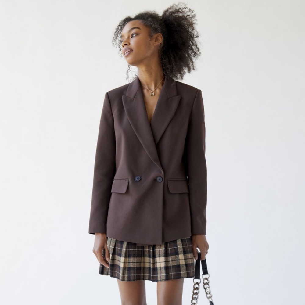 UO Taylor Double Breasted Blazer - Picture 2 of 4